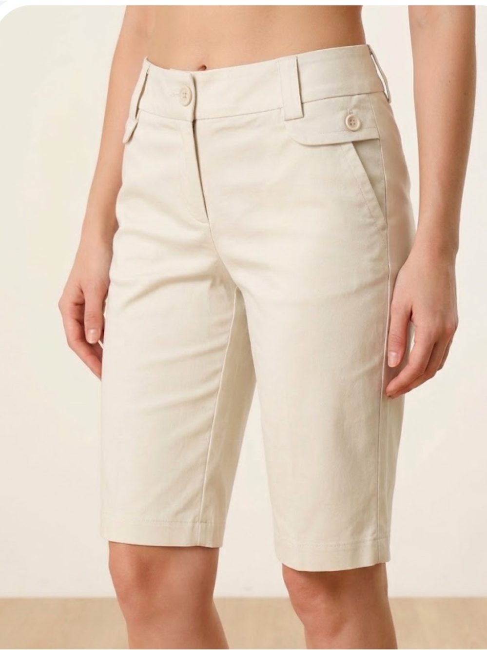 TAN BERMUDA SHORTS